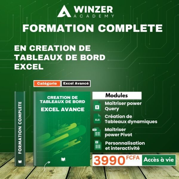 Formation Tableau de Bord Excel